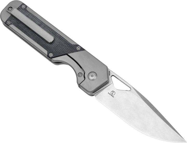 Immagine prodotto Kizer Militaw Titanium Micarta Grigio (8.50 cm)
