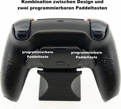 Image du produit MyController Rouge et noir avec palettes programmables (PS5)