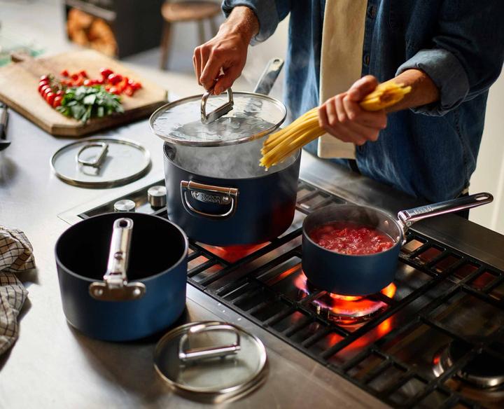 Image du produit Joseph Joseph Space Casserole à manche rétractable avec couvercle D19cm (19 cm, Casserole à manche, Aluminium)