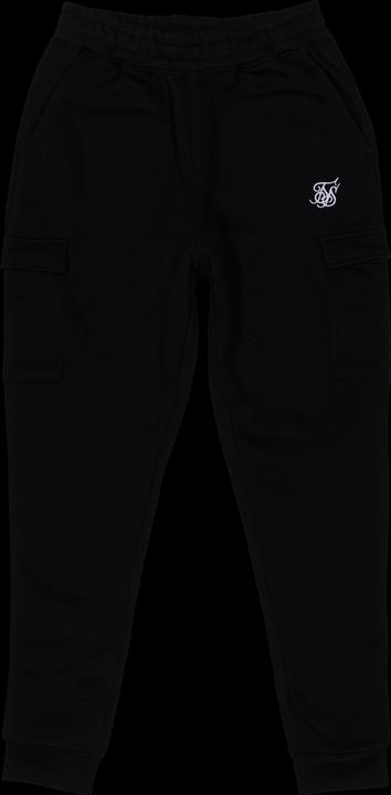 Actual product image Siksilk Sweatpants Black Essential Cargo Jogger (XS)