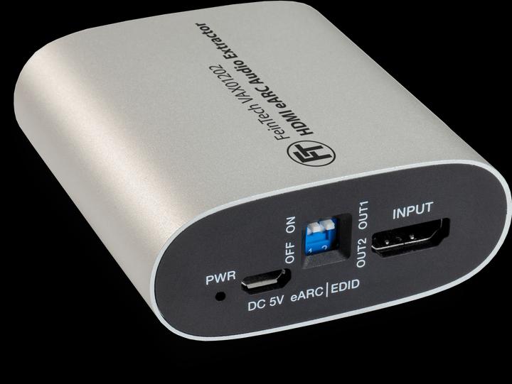Actual product image FeinTech VAX01202 HDMI eARC Audio Extractor & Splitter