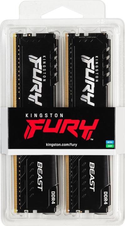 Immagine prodotto Kingston FURY Beast (2 x 4GB, 2666 MHz, DDR4-RAM, DIMM)