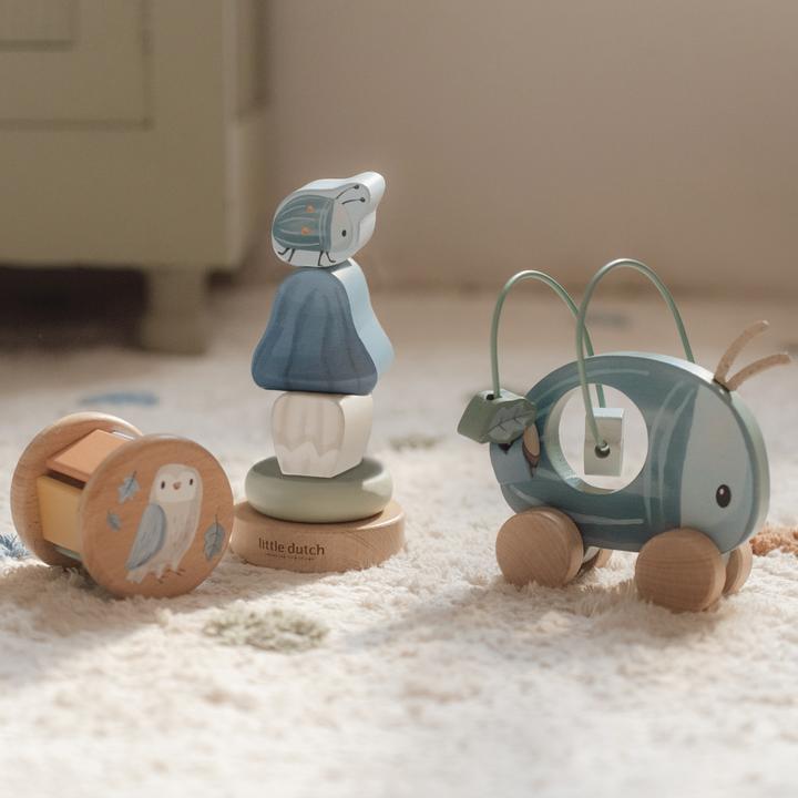 Actual product image Little Dutch Gift set wood FSC Forest Friends