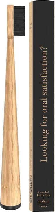 Actual product image Natch Bamboo Toothbrush Premium BLACK (Soft, 1 x)
