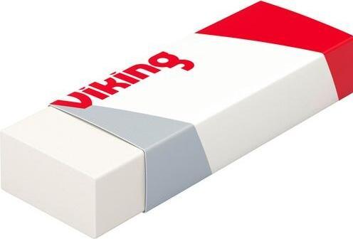 Immagine prodotto Niceday Gomma Duoplast Rettangolare 6x2x1cm Bianco