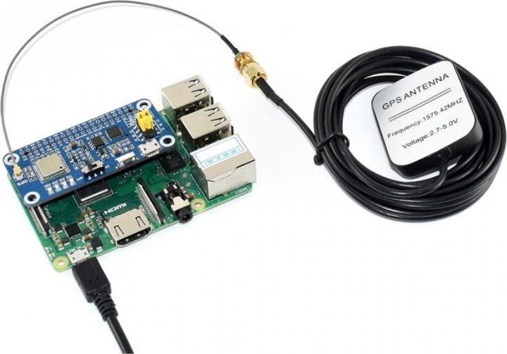 Actual product image WaveShare L76X Multi-GNSS / GPS / BDS / QZSS HAT for Raspberry Pi