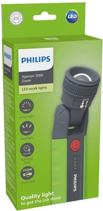 Image du produit Philips X30ZOOMX1 Xperion 3000 Zoom Lampe de travail à LED sur batterie 6 W 1000 l (1000 lm)