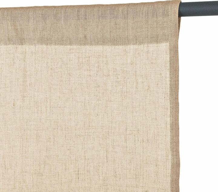 Produktbild Loberon Scheibengardine Ruspi leinen (70 x 45 cm)