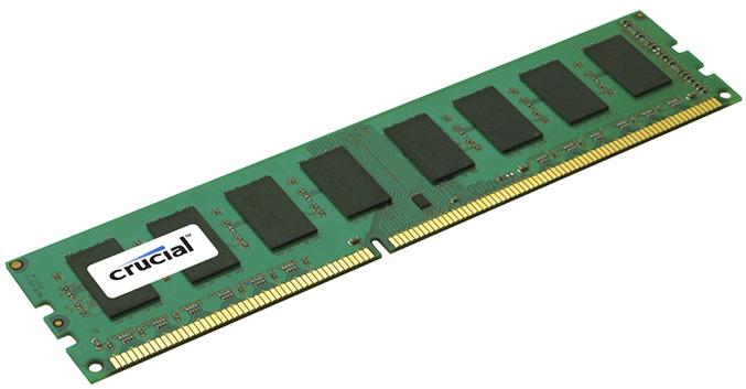 Crucial 4GB DDR3 1600 MHz CL11 UDIMM (1 x 4GB, 1600 MHz, DDR3-RAM, DIMM)