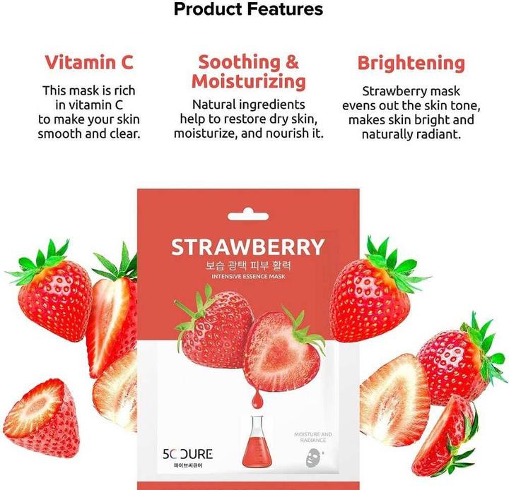Immagine prodotto 5C Cure Maschera d'essenza intensiva alla fragola