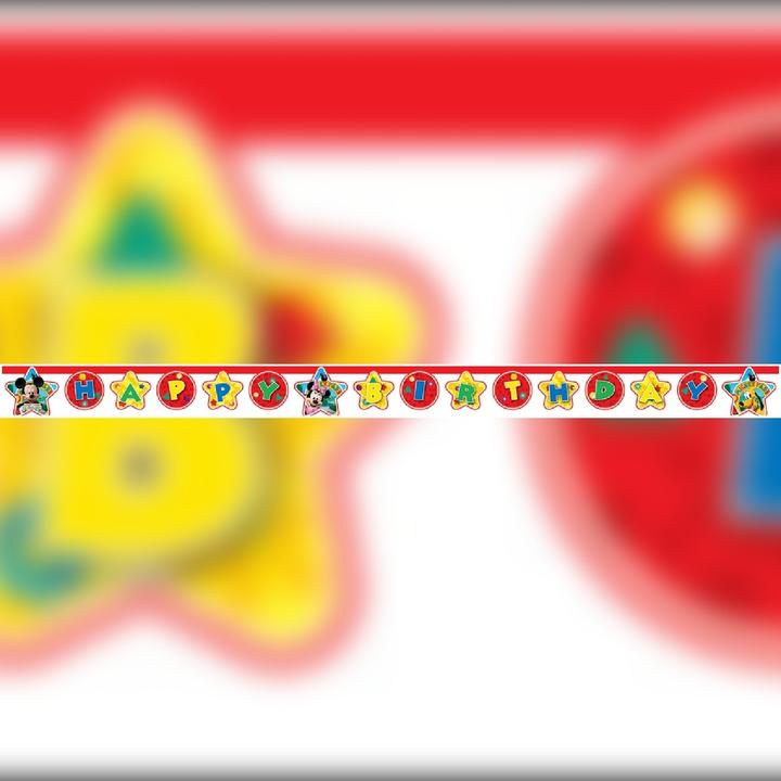Produktbild Amscan Kette Happy Birthday Mickey Mouse