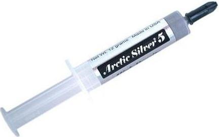 Arctic Silver Sidabrinis AS5, 12g Kühlkörpermasse Wärmeleitpaste 350000 W (9 W/m K, 12 g)