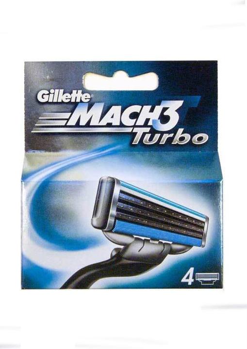 Actual product image Gillette Mach3 Turbo (4 x)