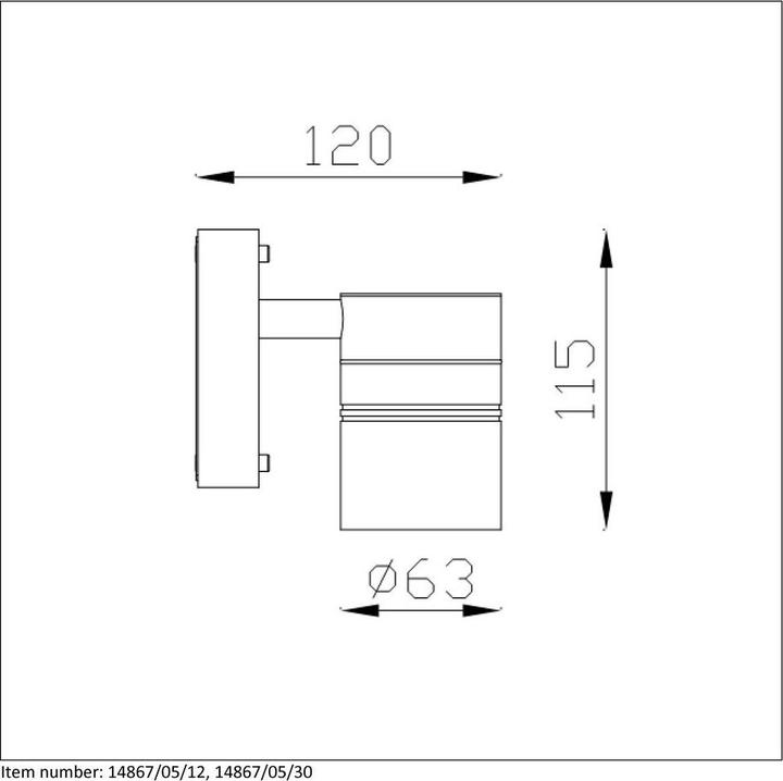 Produktbild Lucide Arne (350 lm, GU10, IP44)