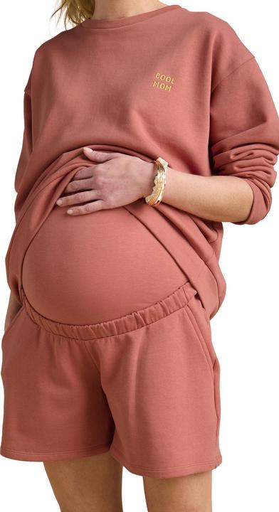 Produktbild Envie de Fraise Bio-Kollektion: Umstands-Set aus Sweatshirt COOL MOM & Sweatshorts (W36/L38)