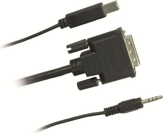 Immagine prodotto Intertech KVM KVM-AS-41DA 4x DVI-I 8x 3pin 3.5mm jack 2x USB
