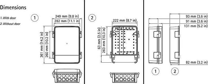 Produktbild Axis T98A15-VE Überwachungsgehäuse (Gehäuse)