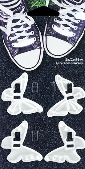 Immagine prodotto Softreflector Riflettore a farfalla bianco, 2 coppie (4.20 cm)