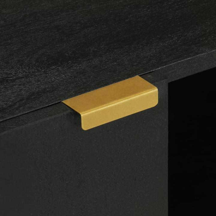 Actual product image VidaXL TV cabinet Lowboard TV cabinet TV table black wood-based material (105 x 33 x 46 cm)