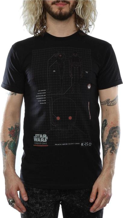 Produktbild Star Wars Rogue One K2SO Schematic TShirt (3XL)