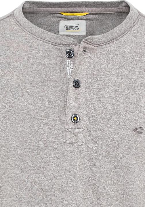 Actual product image Camel Active Long sleeve henley shirt in sustainable cotton mix (L)