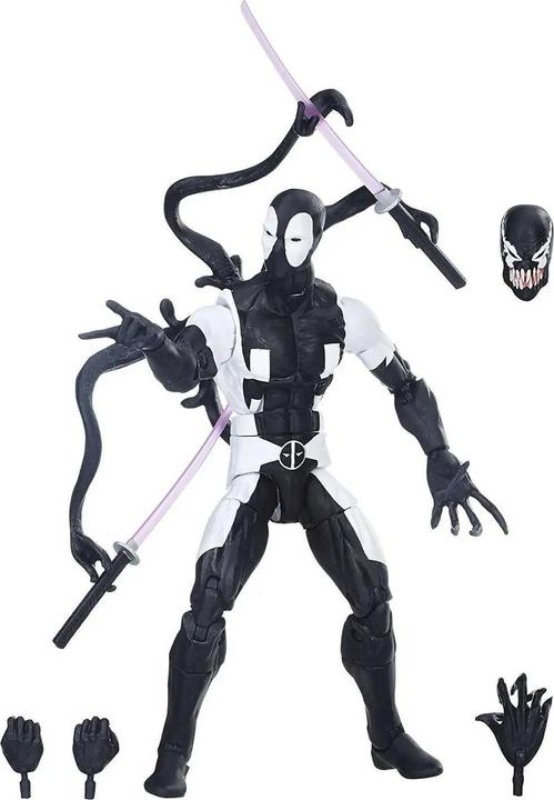 Actual product image Hasbro Marvel Legends Deadpool Exclusive Action Figure (Back in Black)