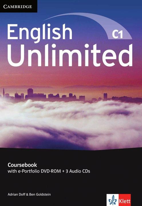 Immagine prodotto English Unlimited C1 - Advanced / Coursebook with e-Portfolio DVD-ROM + 3 Audio-CDs (Inglese, Tedesco, Ben, Doff, Adrian/Goldstein, 2011)