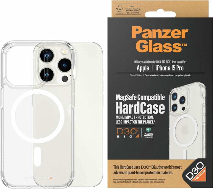 Actual product image PanzerGlass HardCase MagSafe (Apple iPhone 15 Pro)