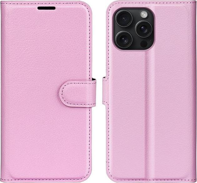 Actual product image MU Classic Litchi Leather Bookcover Series (Apple iPhone 16 Pro)