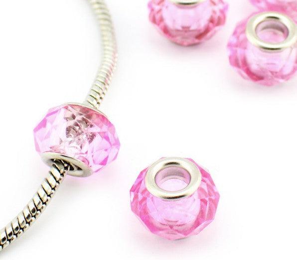 Immagine prodotto Hermex Perlina placcata argento 925 - Rosa argenteo (Argento 925, Plexiglas)