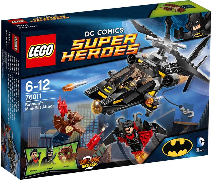 Actual product image LEGO Super Heroes Batman Man-Bats Attack (76011, LEGO DC)