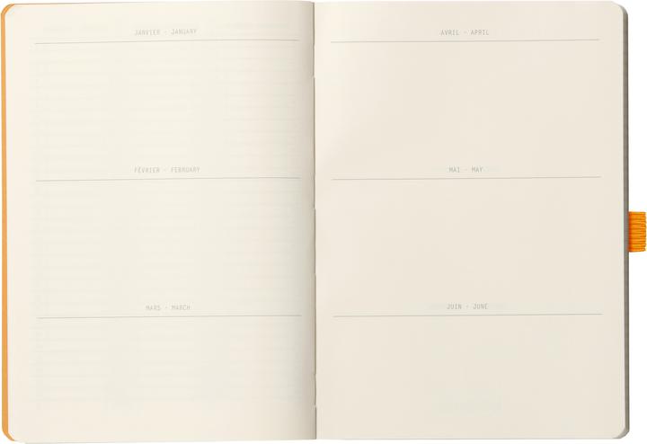 Produktbild Rhodia Goalbook Softcover (A5, Kariert, Weicher Einband)