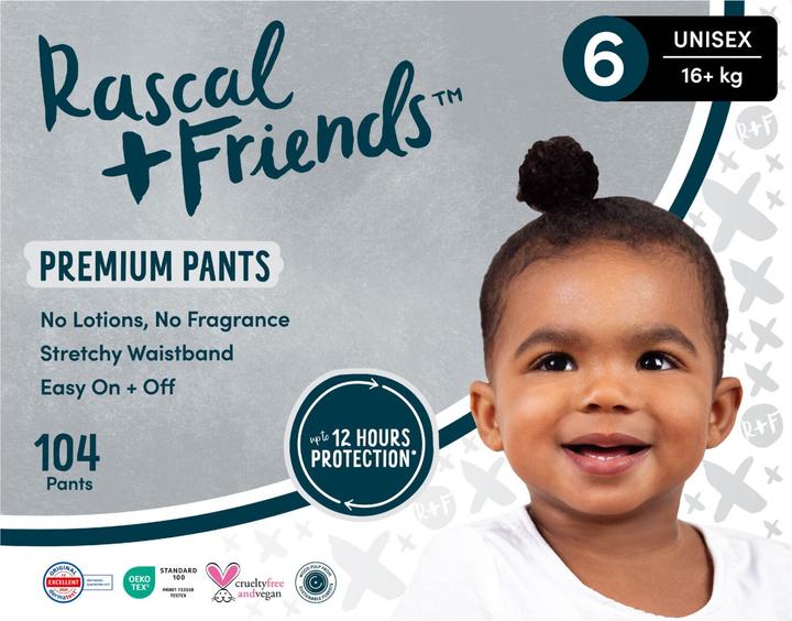 Rascal+Friends Premium Pants (Gr. 6, Monatsbox, 104 Stück)