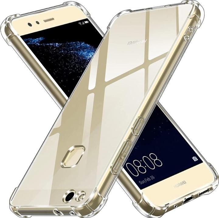Actual product image Screenguard Huawei P10 Lite Case Crystal Soft Airbag Bumper (Huawei P10 Lite)