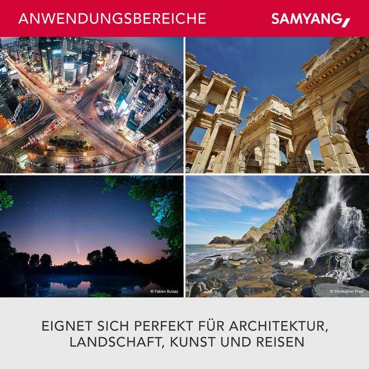 Immagine prodotto Samyang 12mm f/2 NCS CS Fujifilm XF (Fujifilm Fujinon XF, APS-C / DX)