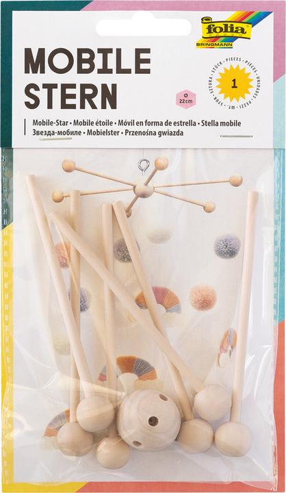 Image du produit Folia Étoile mobile en bois