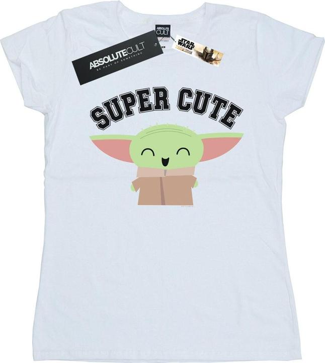 Actual product image Star Wars Womens/Ladies The Mandalorian Super Cute Cotton T-Shirt (XL)