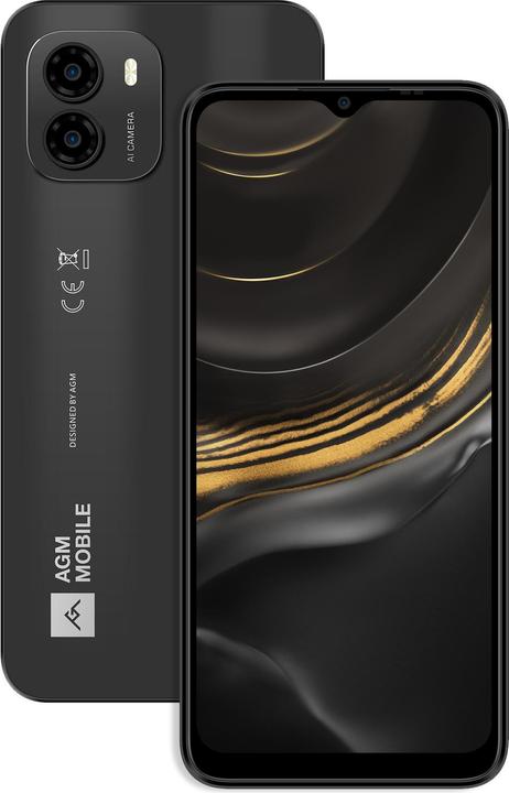 Immagine prodotto AGM NOTE N1 8/128GB GRIGIO SCURO (128 GB, Nero, 6.50", Doppia SIM, 50 Mpx, 4G)