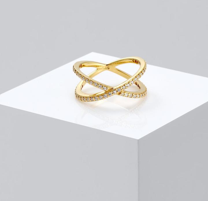 Actual product image Elli Kreuz (56, 925 Silver)