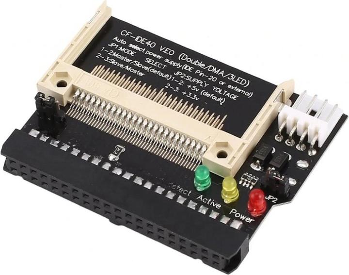 Immagine prodotto PowerGuard Adattatore da CF a IDE a 40 pin per dischi rigidi IDE su schede madri