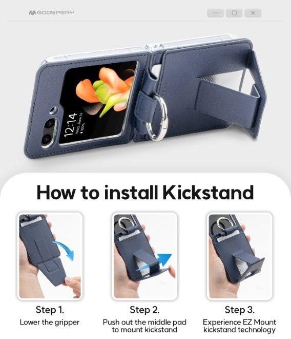 Image du produit Goospery Easy Standing Diary Series Coque (Samsung Galaxy Z Flip6)