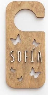 Immagine prodotto Vintiun Appendino per porta Farfalla Natura Personalizzabile