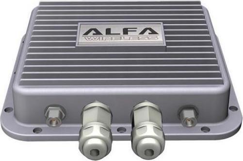 Image du produit Alfa Network AWAP02O-2E4N - Boîtier extérieur IP67, 2x ports Ethernet, 4x N femelles
