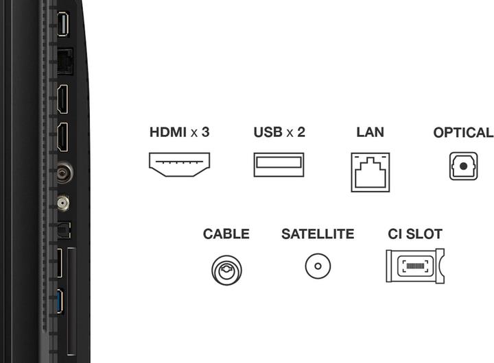 Productafbeelding TCL 43P7K (43", QLED, 4K, 2025)