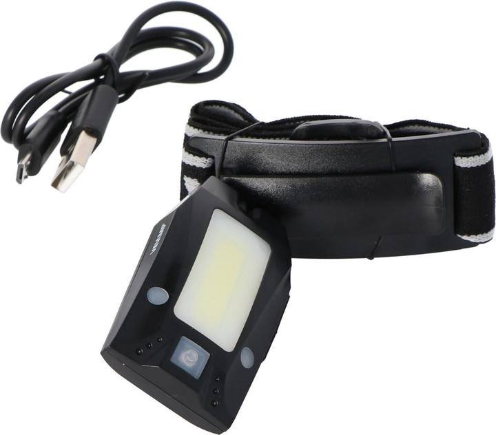 Actual product image Velamp Metros LED Stirnlampe IH523, mit Infrarotschalter inklusive Akku (150 lm)