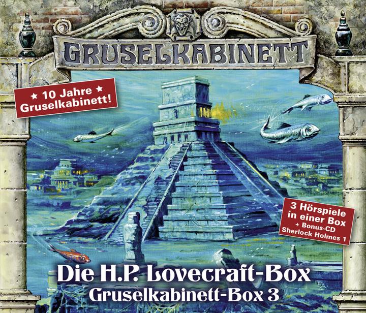 Produktbild Gruselkabinett - Box 3 (Dennis Schmidt-Foss, Andreas Mannkopff, Stefan Krause, Titania Medien, H.P. Lovecraft, Deutsch)