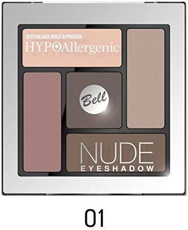Image du produit Bell Cosmetics Ombre à paupières HypoAllergenic Nude hypoallergenic satin-cream eye shadows 01 5g (01)