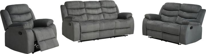 HTI-Living Sofagarnitur Grau Kirwall