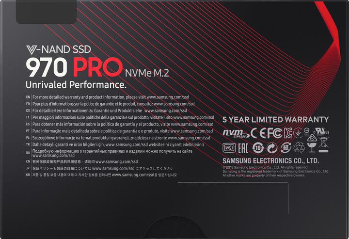 Actual product image Samsung 970 Pro (512 GB, M.2 2280)