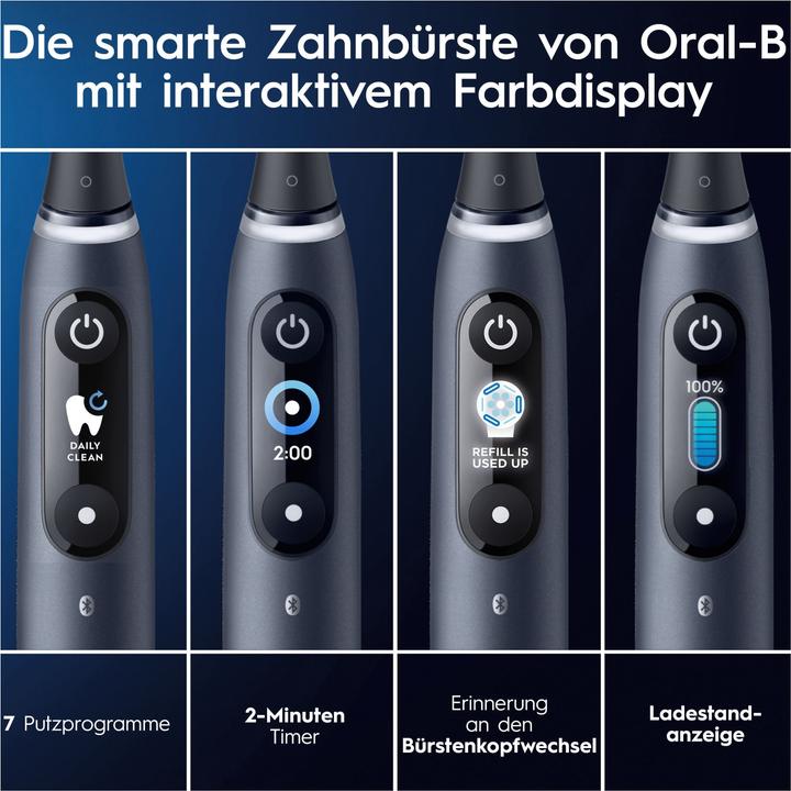 Immagine prodotto Oral-B iO 9 + Sensitive spazzolino elettrico nero (Spazzolino oscillante)